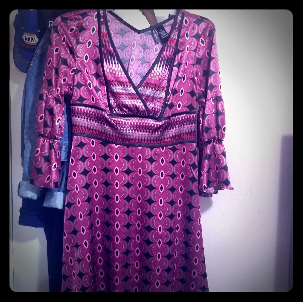 Boho silky beautiful Dress